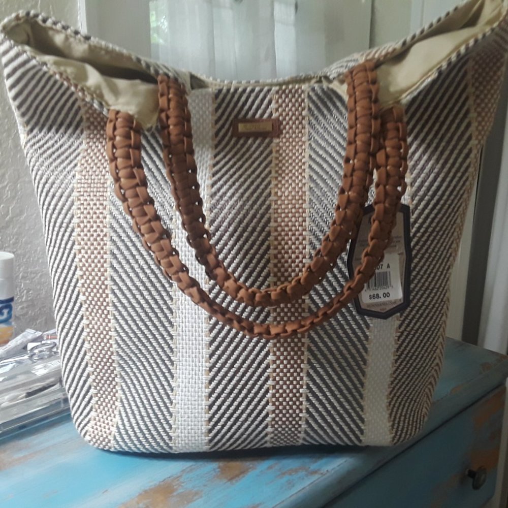 NWT Striped Summer Tote